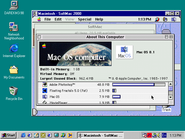 mac classic web emulator